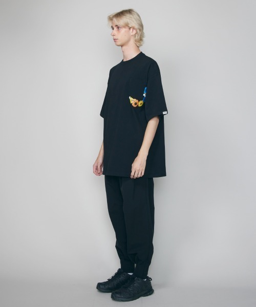 rehacer(レアセル)の「rehacer : Cycle Flower Pocket S/S HW T / サイクル フラワー ヘビーウエイト ポケット Tシャツ(Tシャツ/カットソー・メンズ・ブルー/ブラック/ネイビー・X-LARGE/MEDIUM/LARGE)」の13枚目の写真