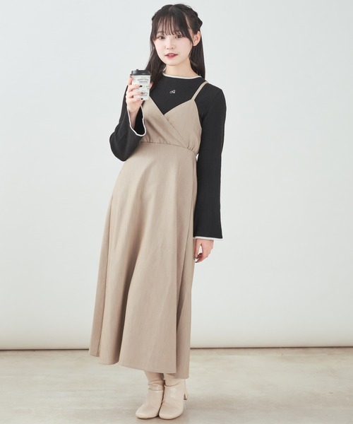 shrita（シュリータ）の「【shrita】カシュクールキャミワンピース