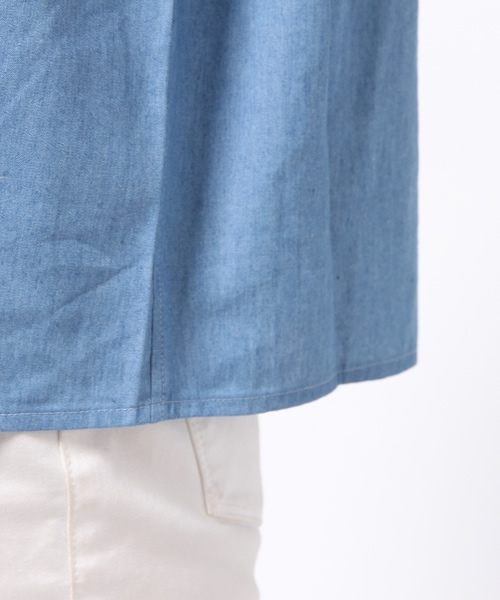 OUTLET（アウトレット）の「【who's who Chico】ワイドシャツ（シャツ/ブラウス・レディース・レッド/ブルー/ネイビー/カーキ/グリーン・FREE）」の11枚目の写真