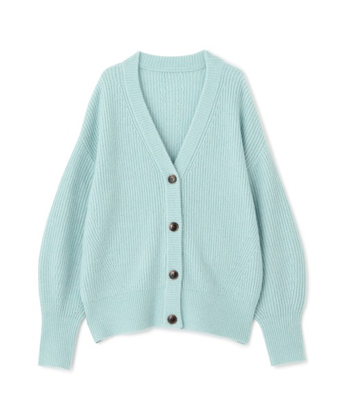 N.（N. Natural Beauty Basic）（エヌエヌナチュラルビューティーベーシック）の「◆ボリュームスリーブカーディガン（カーディガン/ボレロ・レディース・ライトブルー/オフホワイト/杢グレー・MEDIUM）」の19枚目の写真