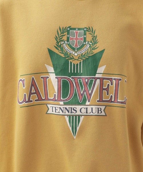 BAYFLOW(ベイフロー)の「カレッジロゴ裏毛プルオーバー(スウェット・レディース・マスタード/オリーブ/オートミール/ネイビー・FREE)」の11枚目の写真