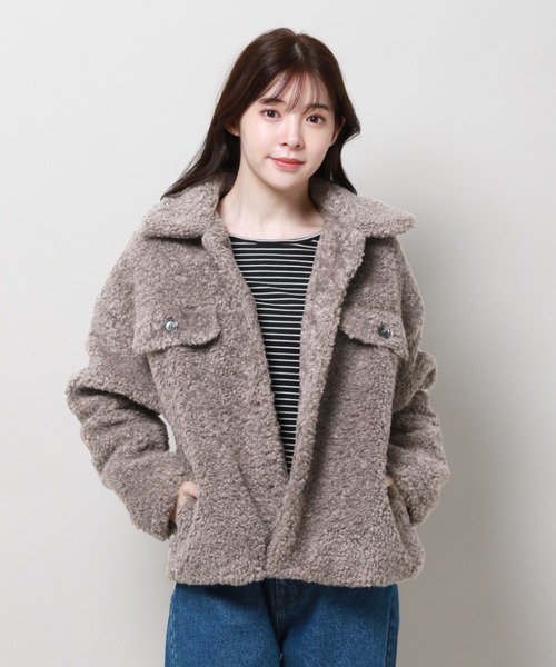 ベージュ フルジップ フード付きジャケット 3.3 Field Trip （3.3フィールドトリップ）の「3.3 Field Trip