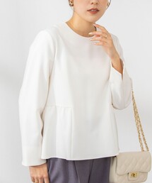 NOLLEY’S | 《セットアップ対応》ウォッシャブルサージストレッチブラウス(シャツ/ブラウス)
