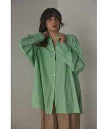 over size color shirt(オーバーサイズカラーシャツ)