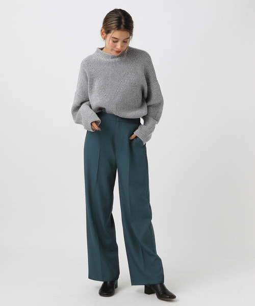 BAYFLOW（ベイフロー）の「スカートレイヤードパンツ（その他パンツ・レディース・グリーン/チャコール・SMALL/MEDIUM）」の6枚目の写真