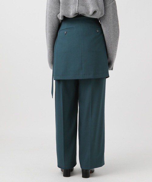 BAYFLOW（ベイフロー）の「スカートレイヤードパンツ（その他パンツ・レディース・グリーン/チャコール・SMALL/MEDIUM）」の16枚目の写真