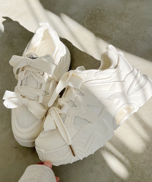 Nana(ナナ)（ナナ）の「ダブルリボンダッドスニーカー（スニーカー