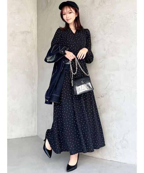 RESEXXY（リゼクシー）の「オープンカラーコルセットシャツワンピース  