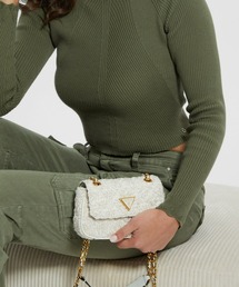 GIULLY Mini Convertible Xbdy Flap ハンドバッグ クロスボディバッグ レディース