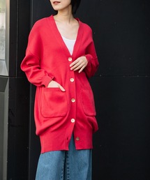 Munich | 総針編みニットロングカーディガン(カーディガン/ボレロ)