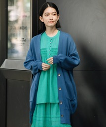 Munich | 総針編みニットロングカーディガン(カーディガン/ボレロ)