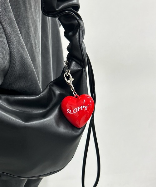 WHO'S WHO gallery(フーズフーギャラリー)の「【SLOPPY/スロッピー】ハートチャーム(L)(キーホルダー・レディース・レッド・LARGE)」の3枚目の写真