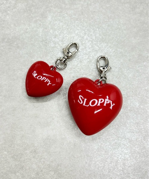 WHO'S WHO gallery(フーズフーギャラリー)の「【SLOPPY/スロッピー】ハートチャーム(L)(キーホルダー・レディース・レッド・LARGE)」の5枚目の写真