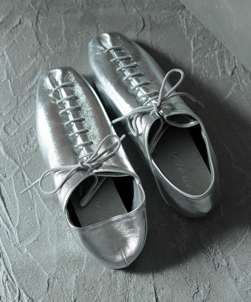 SESTO(セスト)の「スクエアトゥレースアップバブーシュパンプス(パンプス・レディース・シルバー/アイボリー/ブラック・23.5cm/22.5cm/24.5cm/23.0cm/24.0cm/25.0cm)」の22枚目の写真