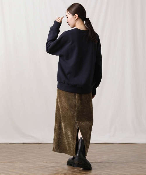 Gready Brilliant（グレディブリリアン）の「ベロアタイトスカート（スカート・レディース・モカ/チャコールグレー・38）」の13枚目の写真