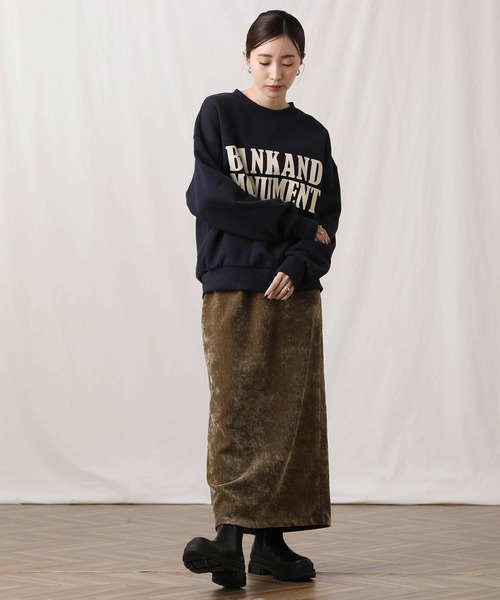 Gready Brilliant（グレディブリリアン）の「ベロアタイトスカート（スカート・レディース・モカ/チャコールグレー・38）」の14枚目の写真