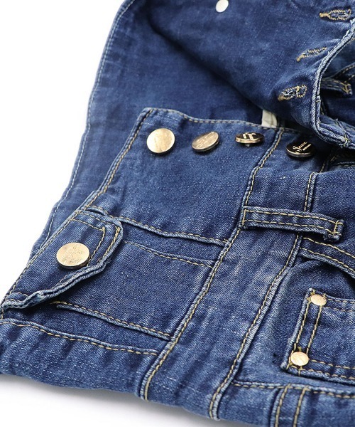 Miniministore(ミニミニストア)の「ハイウエスト デニムスキニーパンツ 韓国(デニムパンツ・レディース・インディゴブルー/ブラック・26/27/28/29)」の17枚目の写真