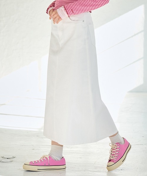 フランシュリッペ　ホワイトデニムスカート　M 楽天市場】【Lee公式】STANDARD WARDROBEデニムスカート
