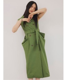 LILY BROWN | コルセットトレンチジレワンピース(ワンピース)