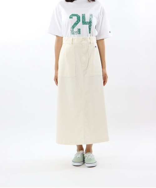 Champion(チャンピオン)の「【Champion/チャンピオン】レディース ロングスカート(スカート・レディース・ブラック/オリーブ/ナチュラル/ベージュ・LARGE/MEDIUM)」の16枚目の写真