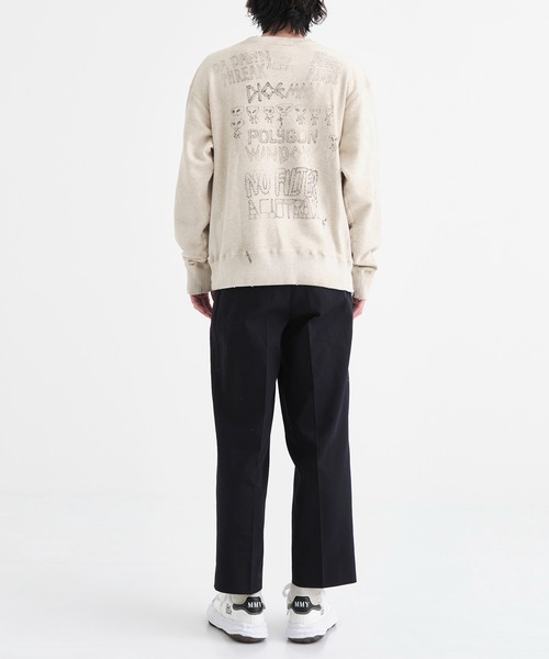 【MIHARAYASUHIRO】ディストレストプルオーバースウェット MIHARAYASUHIRO/ミハラヤスヒロ】DISTRESSED PULLOVER/ディスト