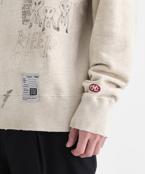MIHARAYASUHIRO/ミハラヤスヒロ】DISTRESSED PULLOVER/ディスト