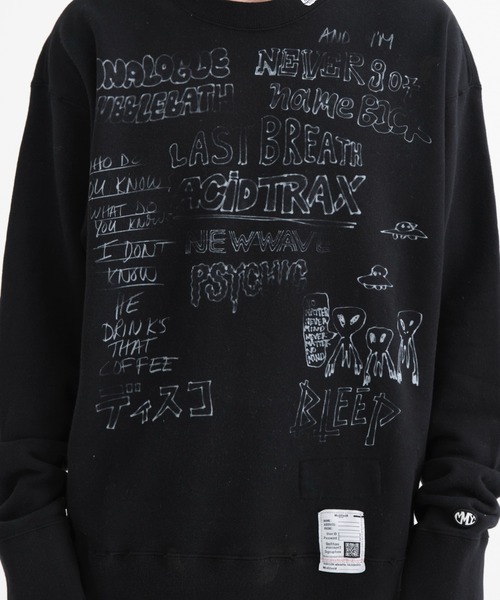 ★MIHARAYASUHIRO★フルオーバースウェットシャツ MIHARAYASUHIRO/ミハラヤスヒロ】DISTRESSED PULLOVER/ディスト