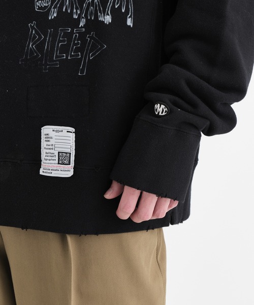 MIHARAYASUHIRO/ミハラヤスヒロ】DISTRESSED PULLOVER/ディスト