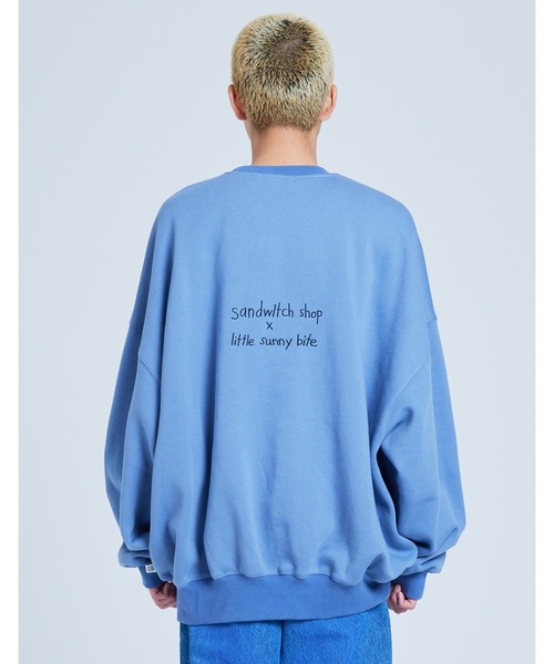 トレーナー スウェット sandw1tch shop x little sunny bite pop band sweat top レディース メンズ Little sunny bite トレーナー スウェット sandw1tch shop x