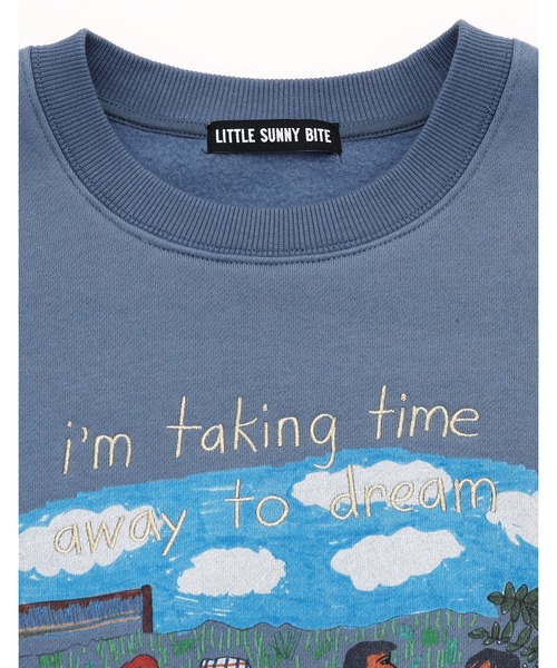 トレーナー スウェット sandw1tch shop x little sunny bite pop band sweat top レディース メンズ Little sunny bite トレーナー スウェット sandw1tch shop x