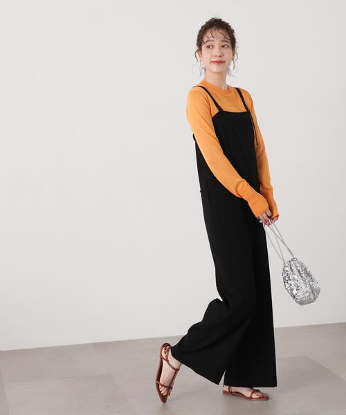 N.(N. Natural Beauty Basic)(エヌエヌナチュラルビューティーベーシック)の「◆【S Size Line】ベアサロペット(サロペット/オーバーオール・レディース・グレー/ブラック・SMALL/MEDIUM)」の7枚目の写真