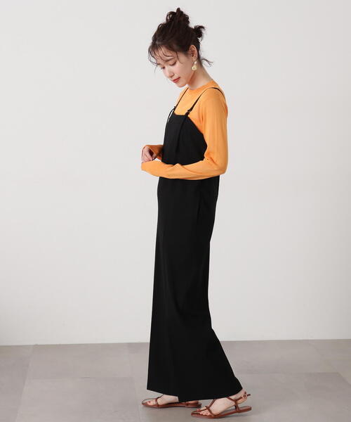 N.(N. Natural Beauty Basic)(エヌエヌナチュラルビューティーベーシック)の「◆【S Size Line】ベアサロペット(サロペット/オーバーオール・レディース・グレー/ブラック・SMALL/MEDIUM)」の11枚目の写真