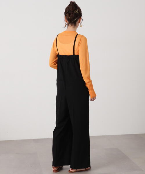 N.(N. Natural Beauty Basic)(エヌエヌナチュラルビューティーベーシック)の「◆【S Size Line】ベアサロペット(サロペット/オーバーオール・レディース・グレー/ブラック・SMALL/MEDIUM)」の12枚目の写真