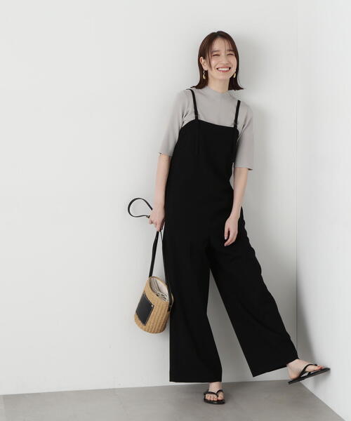 N.(N. Natural Beauty Basic)(エヌエヌナチュラルビューティーベーシック)の「◆【S Size Line】ベアサロペット(サロペット/オーバーオール・レディース・グレー/ブラック・SMALL/MEDIUM)」の18枚目の写真