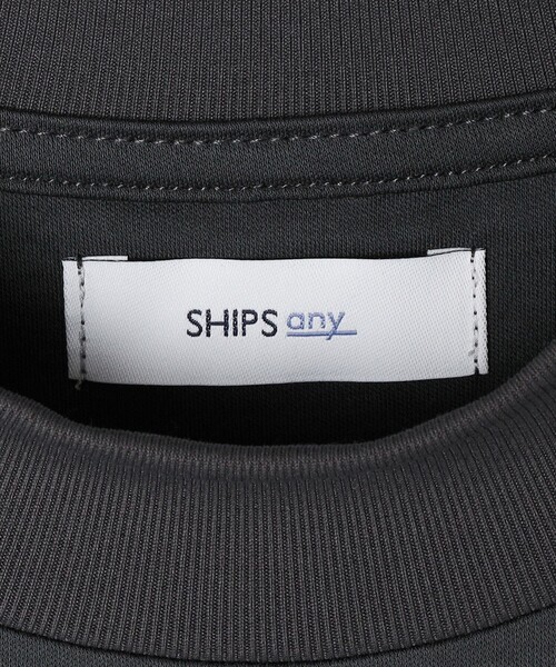 SHIPS any（シップス エニィ）の「SHIPS any: スムースコットン モックネック Tシャツ (ロンT)◇（Tシャツ/カットソー・メンズ・ホワイト/ダークグレー/ネイビー/ブラック・SMALL/MEDIUM/LARGE/X-LARGE）」の11枚目の写真