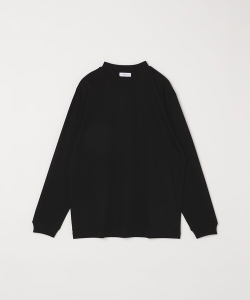 SHIPS any: スムースコットン モックネック Tシャツ (ロンT