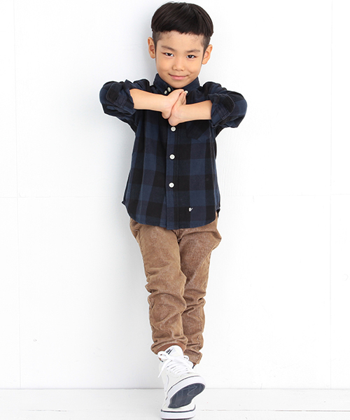 B:MING by BEAMS(ビーミングバイビームス)の「ビーミング by ビームス / ブロックチェックシャツ(シャツ/ブラウス・キッズ・レッド/ネイビー・140/110/100/90/130/120)」の13枚目の写真