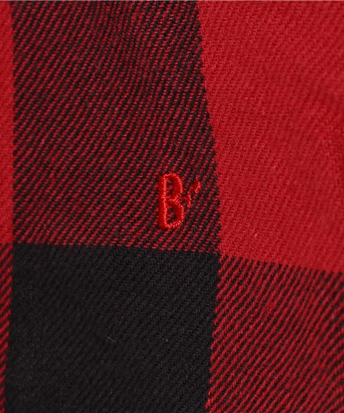B:MING by BEAMS(ビーミングバイビームス)の「ビーミング by ビームス / ブロックチェックシャツ(シャツ/ブラウス・キッズ・レッド/ネイビー・140/110/100/90/130/120)」の5枚目の写真