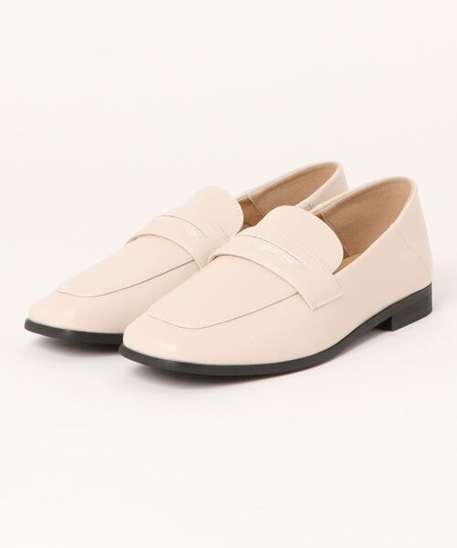 shoes365（シューズスリーシックスファイヴ）の「【shoes365】スクエアトゥ ローヒール ローファー（ローファー・レディース・チョコ/ブラック/オフホワイト・25.0cm/24.5cm/24.0cm/23.5cm/23.0cm/22.5cm）」の19枚目の写真