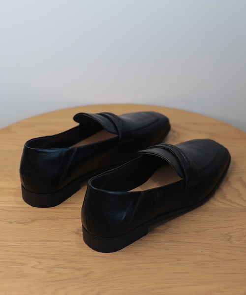 セール】【shoes365】スクエアトゥ ローヒール ローファー（ローファー