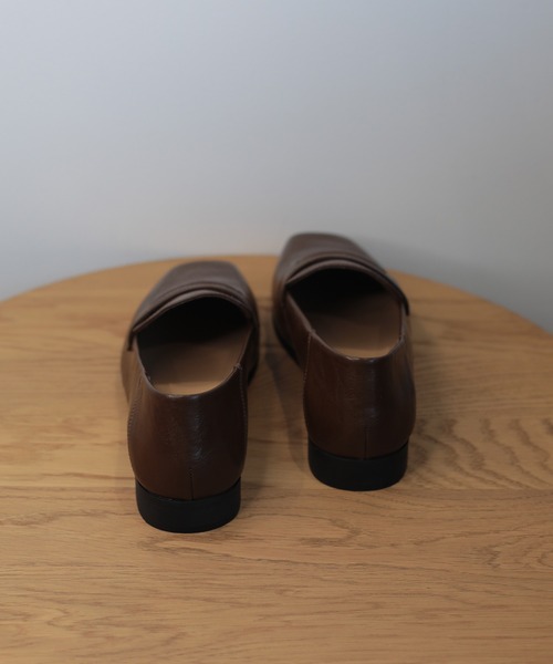 shoes365（シューズスリーシックスファイヴ）の「【shoes365】スクエアトゥ ローヒール ローファー（ローファー・レディース・チョコ/ブラック/オフホワイト・25.0cm/24.5cm/24.0cm/23.5cm/23.0cm/22.5cm）」の13枚目の写真