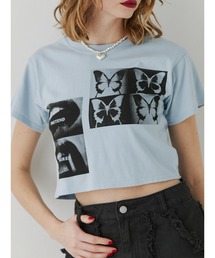 jouetie | ネガフォトクロップドTシャツ(Tシャツ/カットソー)