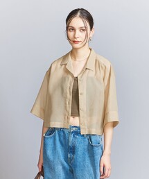 BEAUTY&YOUTH UNITED ARROWS | ポリエステルオーガンジー シャツ -ウォッシャブル-(シャツ/ブラウス)