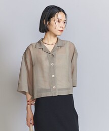 BEAUTY&YOUTH UNITED ARROWS | ポリエステルオーガンジー シャツ -ウォッシャブル-(シャツ/ブラウス)