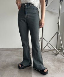 apres jour mignon | デニムフレアパンツ【ZOZOTOWN限定アイテム】(デニムパンツ)