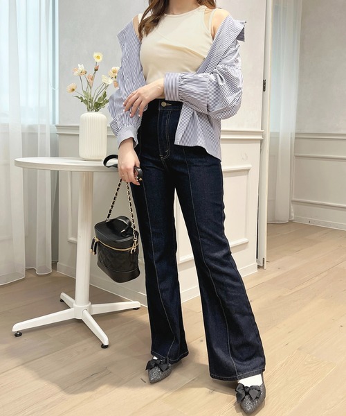 apres jour(アプレジュール)の「カップ付きタンクトップ【ZOZOTOWN限定アイテム】(タンクトップ・レディース・ブラック/アイボリー/ブラウン系その他・フリー/X-LARGE)」の18枚目の写真