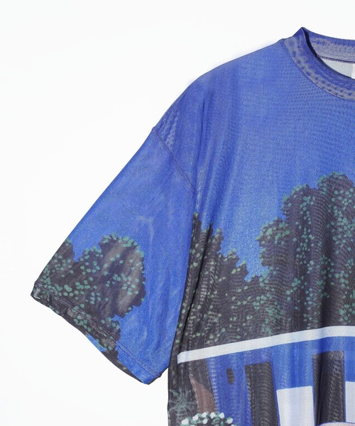X-girl × HIROSHINAGAI BIG TEE DRESS X-girlが永井博氏とのコラボレーションコレクションを4月19日(金