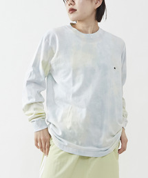 TIE DYE STAR★ PATCH LONGSLEEVE TEE