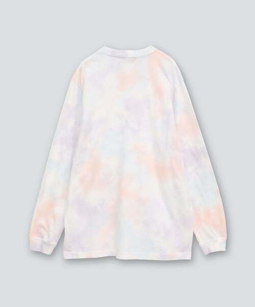 CONVERSE TOKYO(コンバーストウキョウ)の「TIE DYE STAR★ PATCH LONGSLEEVE TEE(Tシャツ/カットソー・レディース・マルチ/ミント/パープル・FREE)」の8枚目の写真