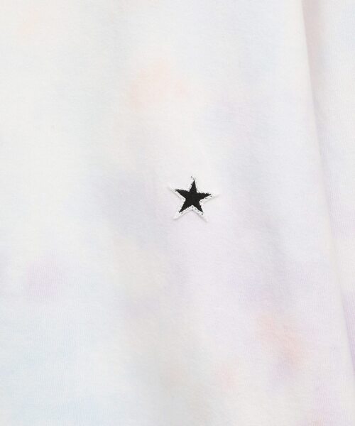 CONVERSE TOKYO(コンバーストウキョウ)の「TIE DYE STAR★ PATCH LONGSLEEVE TEE(Tシャツ/カットソー・レディース・マルチ/ミント/パープル・FREE)」の12枚目の写真